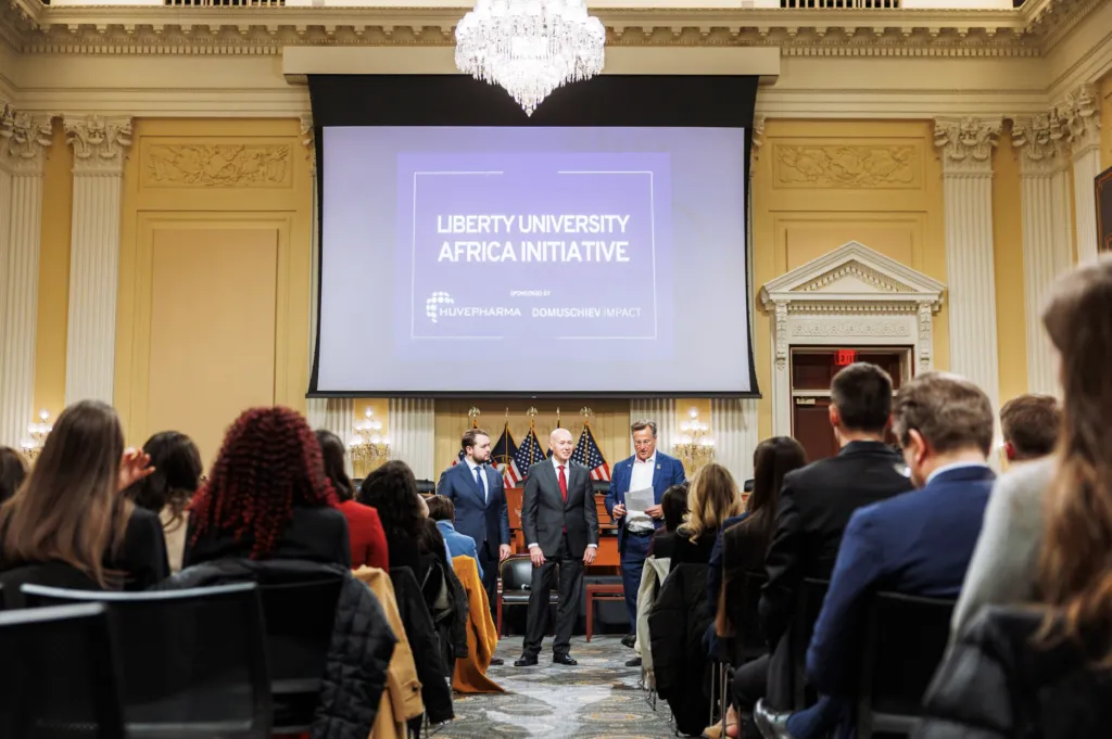 Event photograph 1 of 3 — Liberty University partnership launch